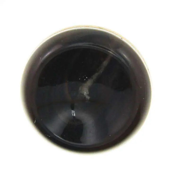 Hornimitat Knopf HI-8 dunkel-braun Bestpreis