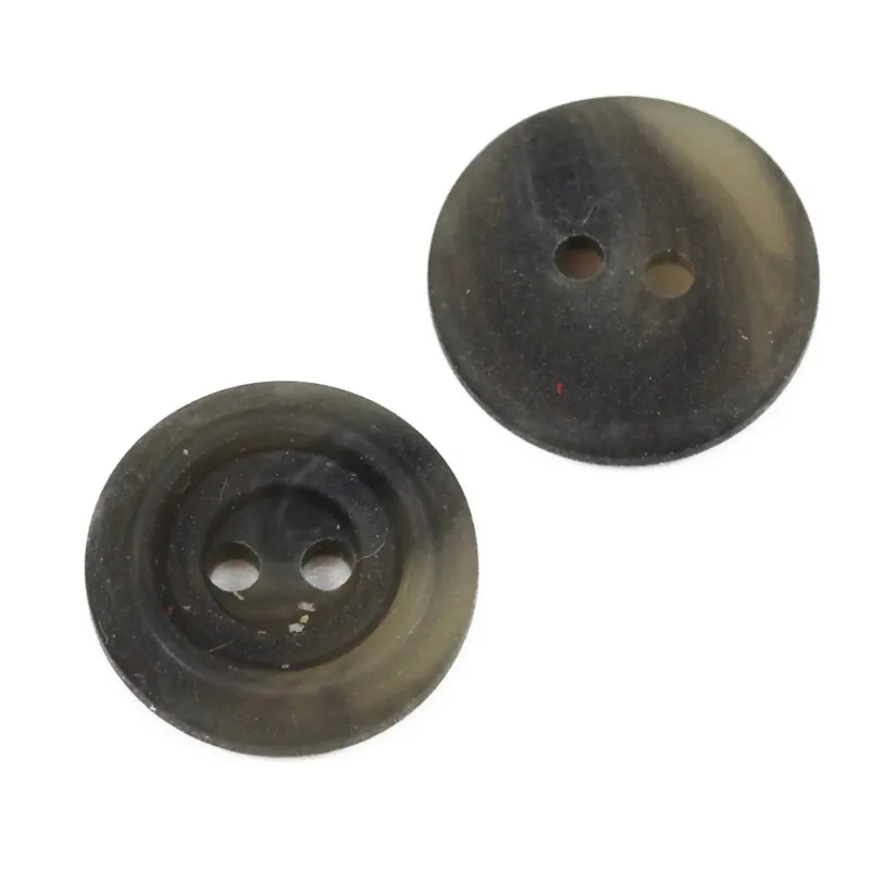 Hornimitat Knopf braun meliert hi-80 Aktuell