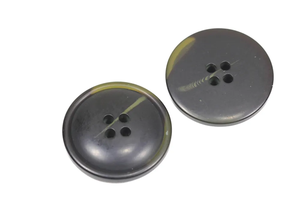 Preiswert Mantel Hornimitat Knopf hi-81-pesto