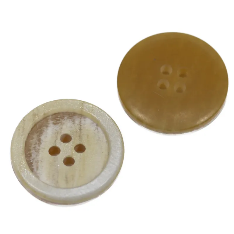 Neue Kollektion Mantel Hornimitat Knopf hi-82-beige