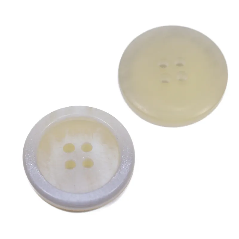 Mantel Hornimitat Knopf hi-82-creme Heute Kaufen