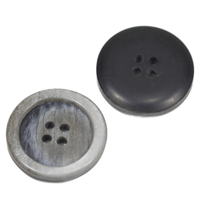 Jetzt Bestellen Mantel Hornimitat Knopf hi-82-grau