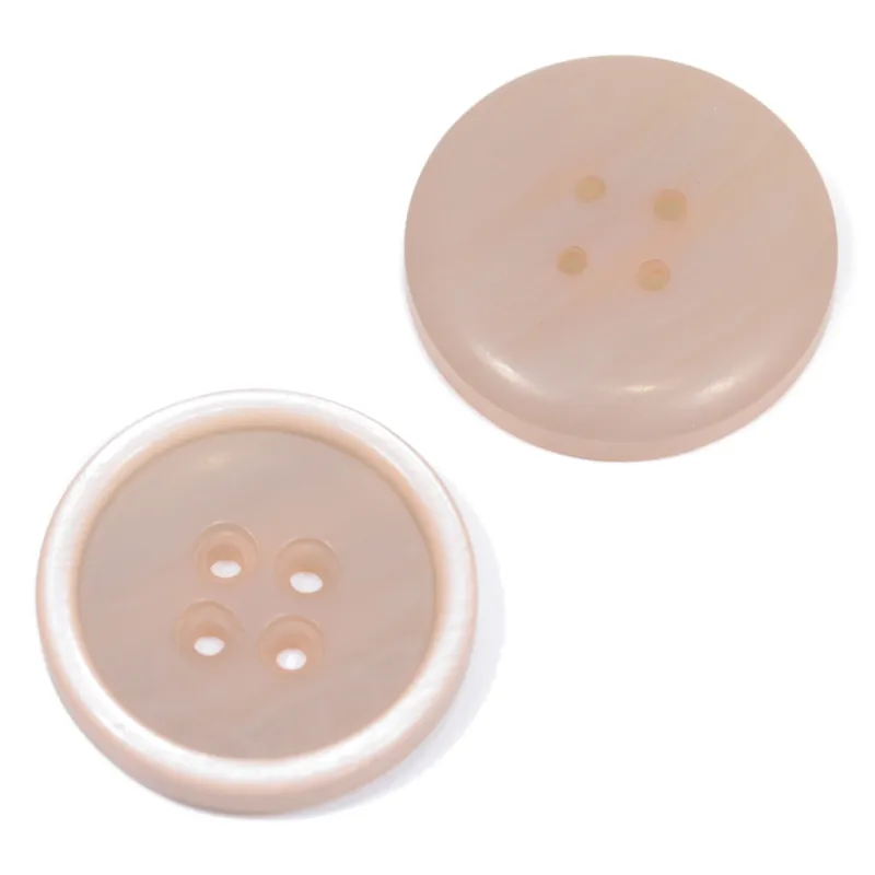 Billig Leichter Hornimitat Knopf hi-85-rose