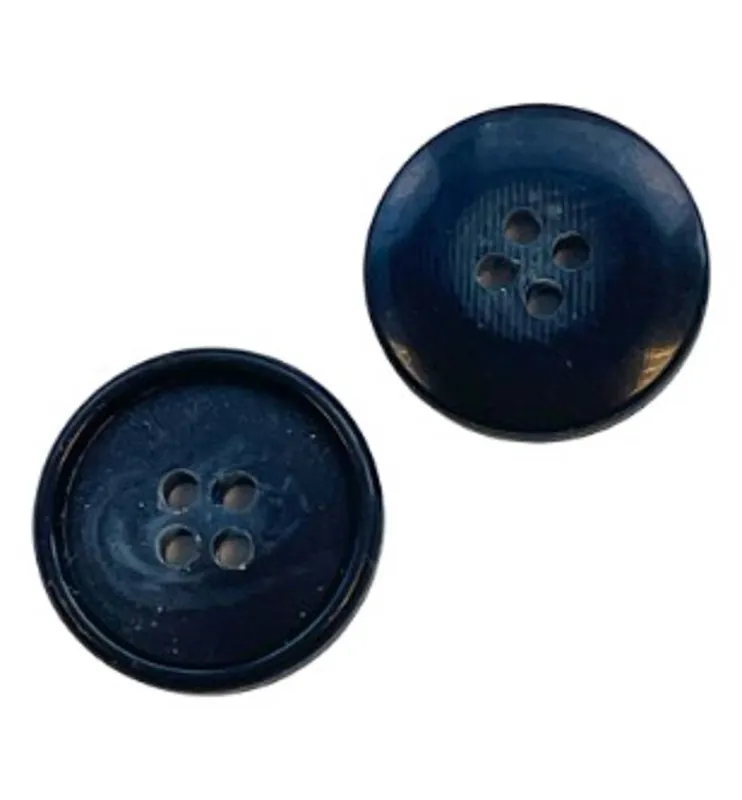 Limited Edition Hornimitat Knopf hi-91 blau