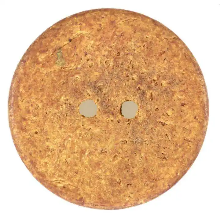 Holz Knopf aus Kokosholz gefärbter HK-184 Rost Saisonangebot