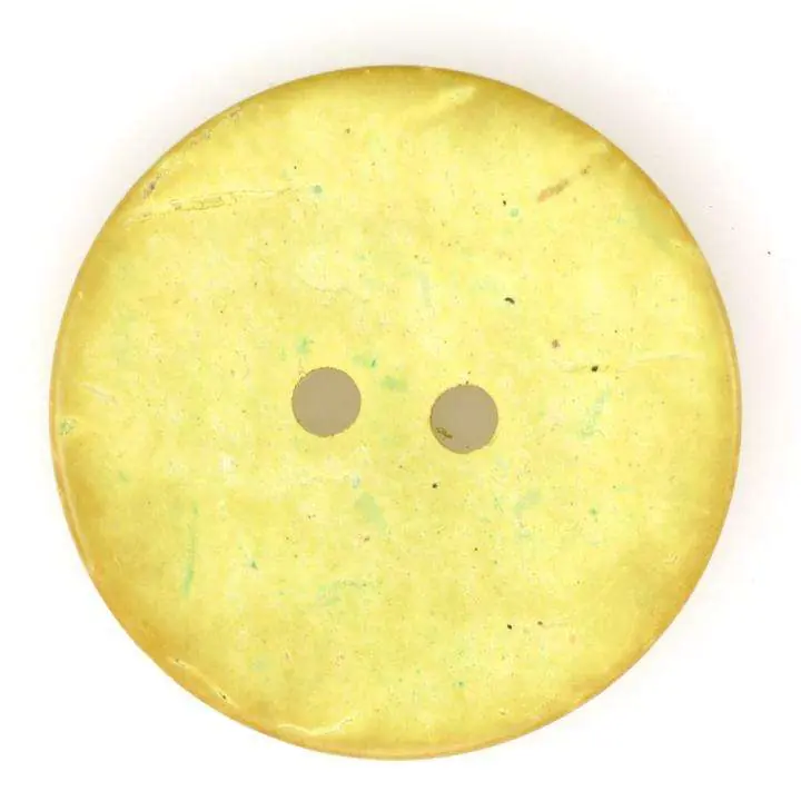 Original Holz Knopf aus Kokosholz farbig HK-187 gelb