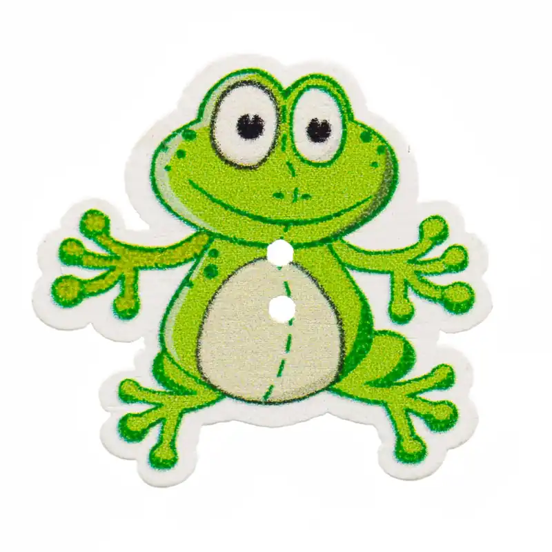 Holz Knopf Frosch HK-19 Top-Angebot