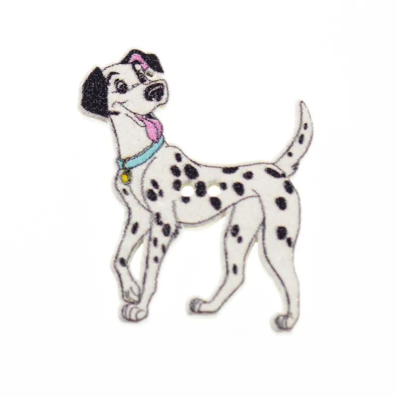 Holz Knopf Dalmatiner hk-20-4 Neuheit