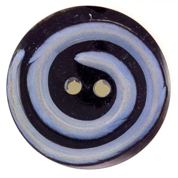Horn Knopf Ösen Spiralmuster HK-201 Hochwertig