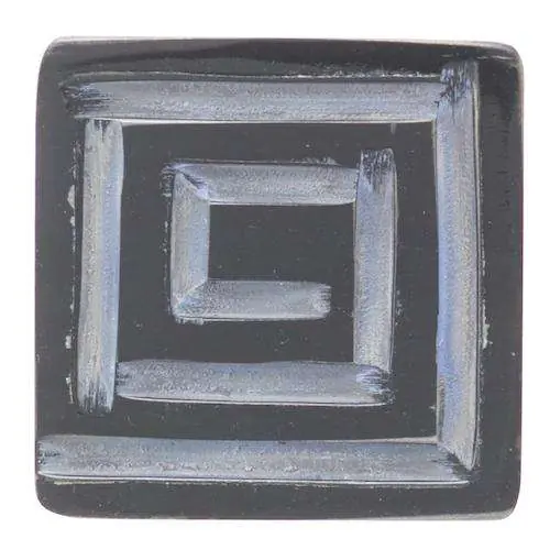 Horn Knopf mit Ösen Labyrinth HK-202 Exklusiv