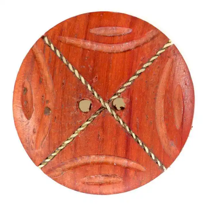 Holz Knopf mit Muster HK-212 Bestpreis