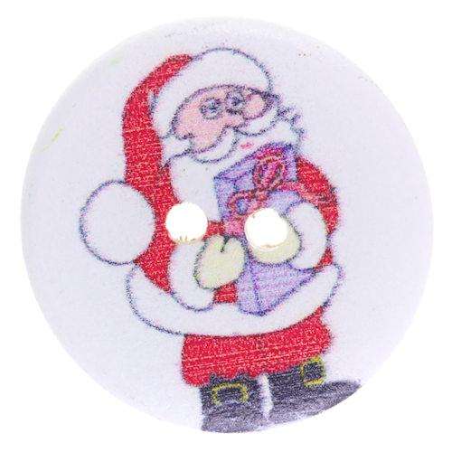 Bestseller Holz Knopf Weihnachts-Nikolaus Motive HK-358