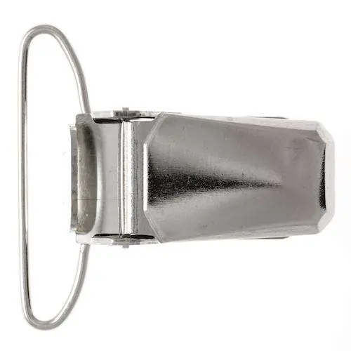 Hosenträger Clips Silber 1 Heißes Angebot