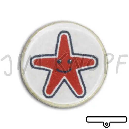 Must-Have Knopf aus Cocos Seestern