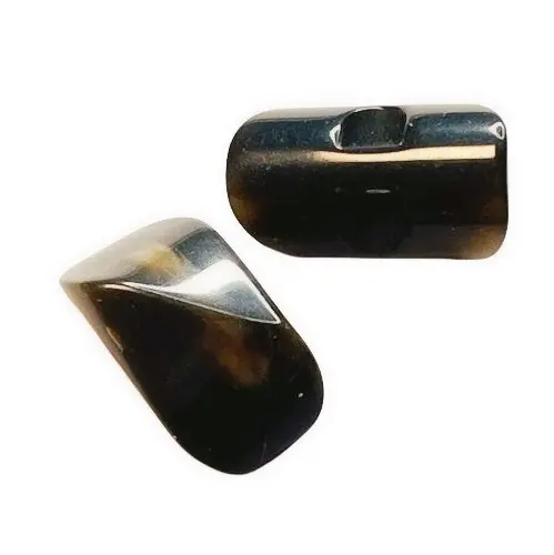 Abverkauf Knebelknopf Hornimitat braun K-11-1