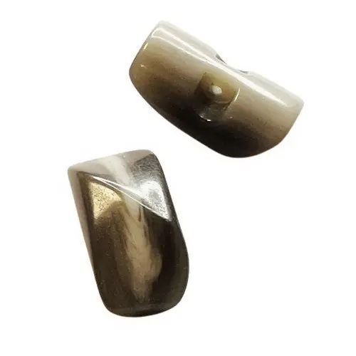 Knebelknopf Hornimitat schlamm K-11 Billig