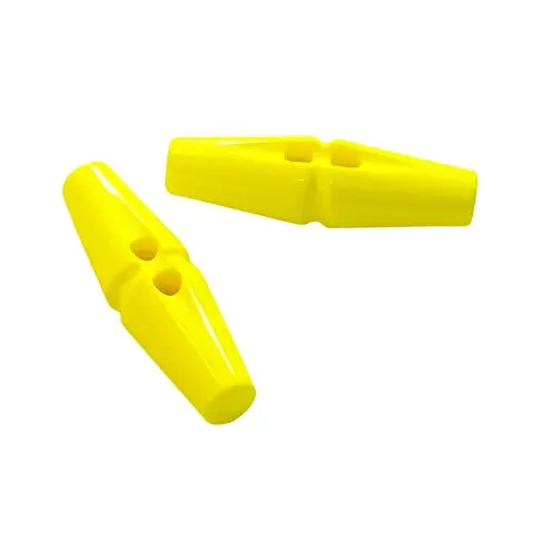 Weltweiter Versand Knebelknopf klassische Form gelb K-121