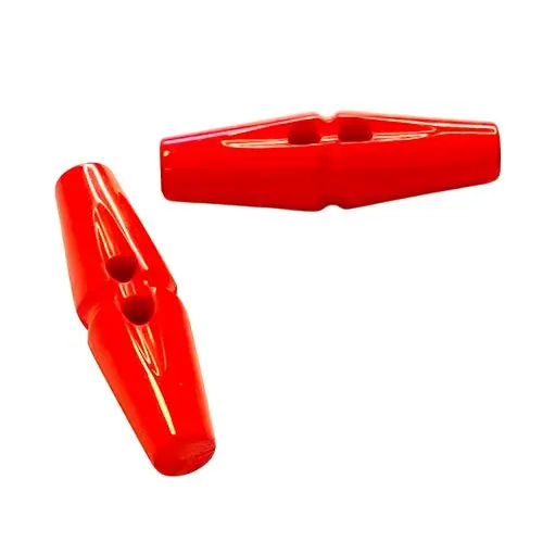 Knebelknopf klassische Form rot K-121 Mengenrabatt