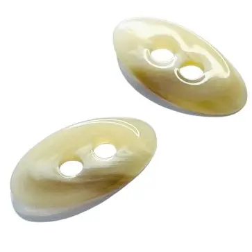 Geld-Zurück-Garantie Knebelknopf Hornimitat K-6-beige