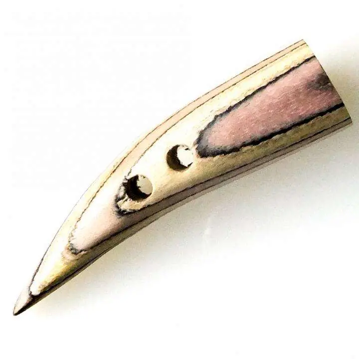 Wochenendangebot Knebel Knopf Holz beige-Rose K-Holz 202