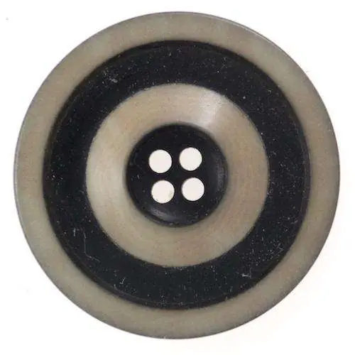 Steinnuss-Knopf Beige-Schwarz – 15 mm, nachhaltig & vegan Angebot
