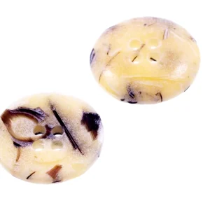 Solange Der Vorrat Reicht Hornimitat Knopf KBG-2