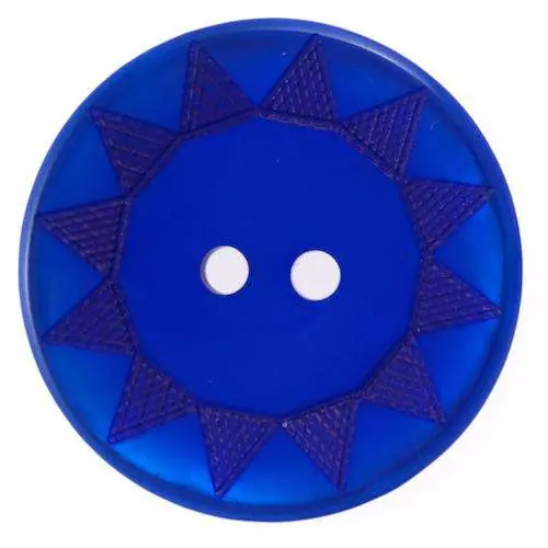 Jetzt Kaufen Knopf 2-Loch mit Sternmuster KBL-126