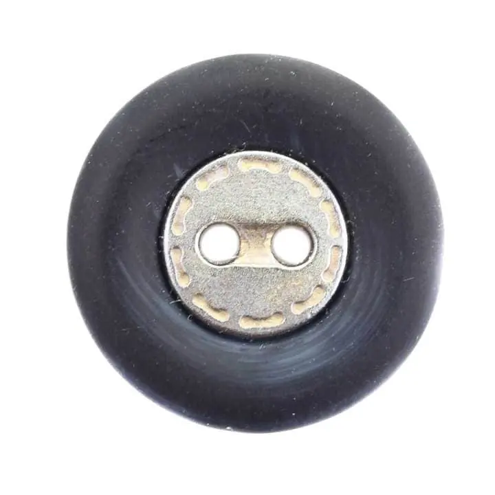 Knopf Marineblau Silber KBL-40 Preis Gesenkt