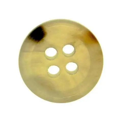 Büffelhorn Knopf KBR-18-beige Gratis Versand