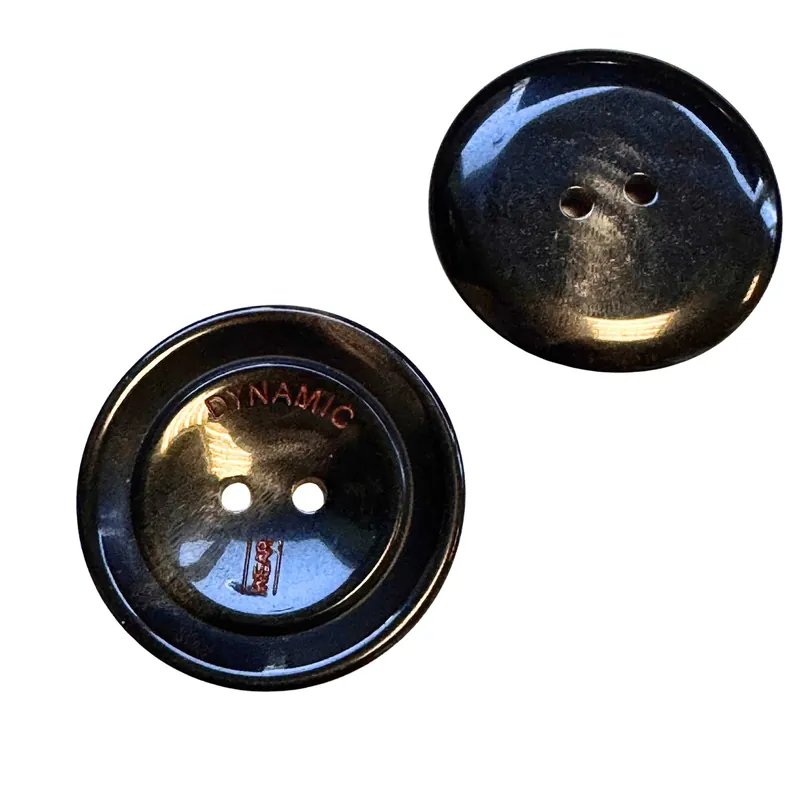 Preis Gesenkt Mantel Knopf Hornimitat 2-Loch Knopf KBR-230 Rost