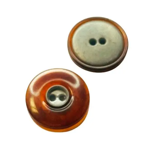 Knopf 2-Loch braun 100-STK KBR-26 Markenprodukt