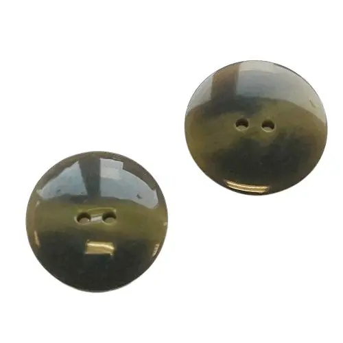 Hornimitat Knopf 2-Loch KBR-54 Handgefertigt