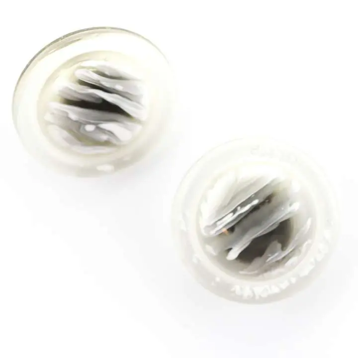 Transparenter Knopf grau KD-10 Must-Have