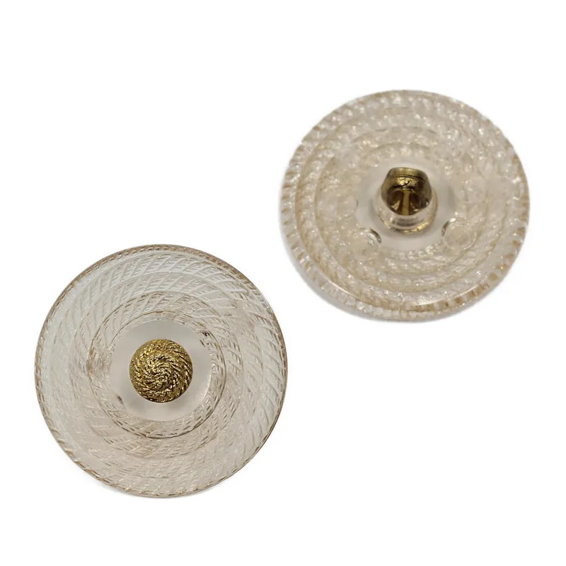 Angebot Transparenter Knopf Rose Gold KD-15