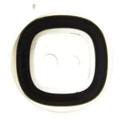 Transparenter Knopf mit schwarzem Rand KD 5 Meistverkauft