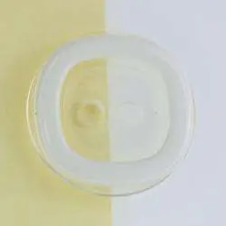 Angebot Transparenter Knopf mit weißem Rand KD 5