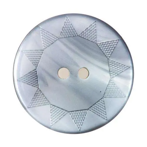 2-Loch Knopf mit gemustertem Rand KG-126 Großhandel