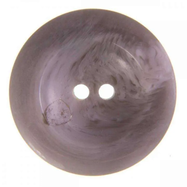 2-Loch Mantel Knopf grau KG-35 Kostenloser Versand