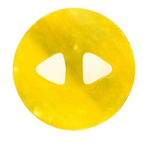Top-Angebot Knopf mit unebener Oberfläche gelb KGL-135