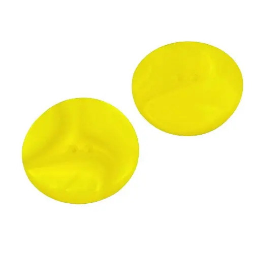 Top-Qualität 2-Loch Knopf Gelb KGL-421 Zitrone