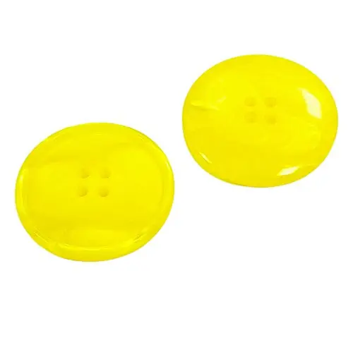 Top-Qualität 4-Loch Knopf Gelb KGL-422 Zitrone