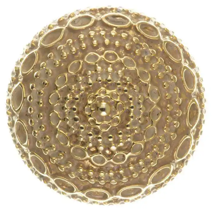 Nur Für Kurze Zeit Ösen Knopf mit edler Musterung KGO-24