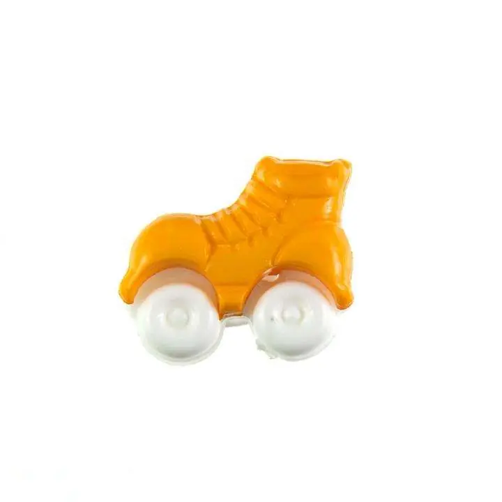 Kinder Knopf Rollschuhe KK-150-orange 1 Neue Kollektion
