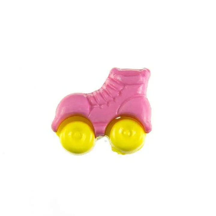 Kinder Knopf Rollschuhe KK-150-rosa 1 Markenware