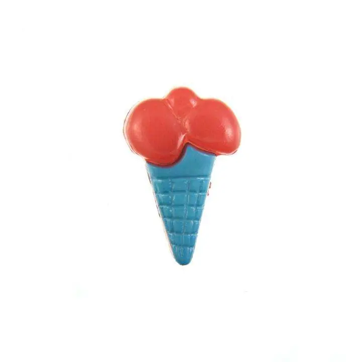 Neuheit Kinder Knopf Eis Tüten KK-153 blau 3