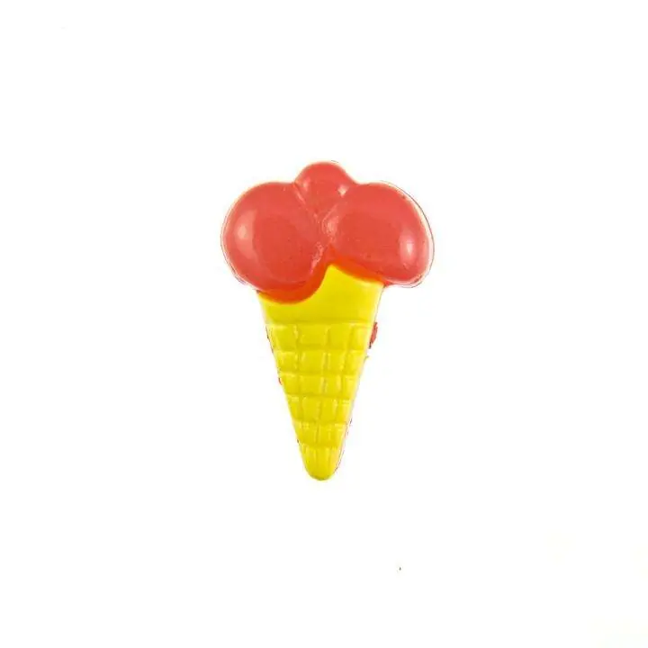 Premium Kinder Knopf Eis Tüten KK-153 gelb 2