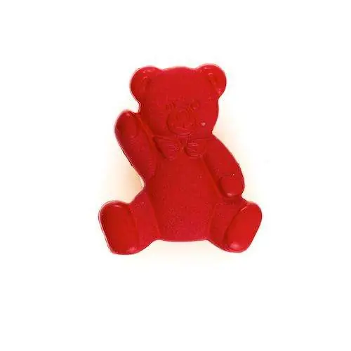 Kinder Knopf Teddybär KK-20rot Mengenrabatt