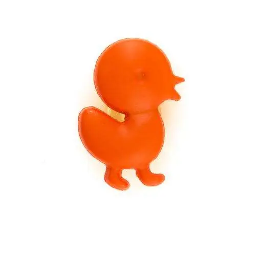 Kinder Knopf Küken KK-29 orange Top-Preis