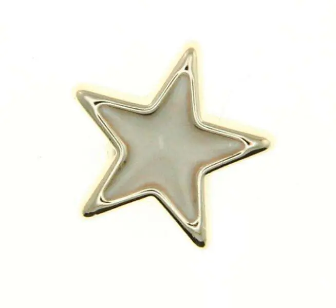 Kinder Knopf Stern Gold Rose KK-64 Hochwertig