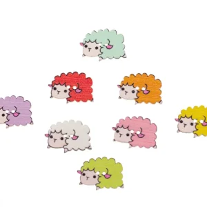 Holz Knopf Schaf KK-71a Preis Gesenkt